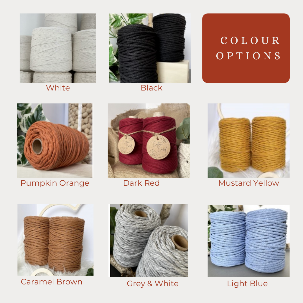 Two-toned Round Macrame Tea & Coffee Coasters (Set of 4)