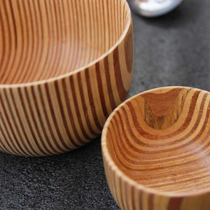 Handmade Wooden Bowls - Set of 3